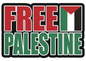 [손팻말]Free Palestine