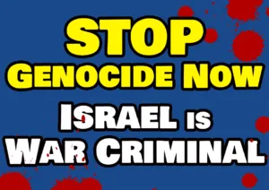 [대형팻말] Stop Genocide Now