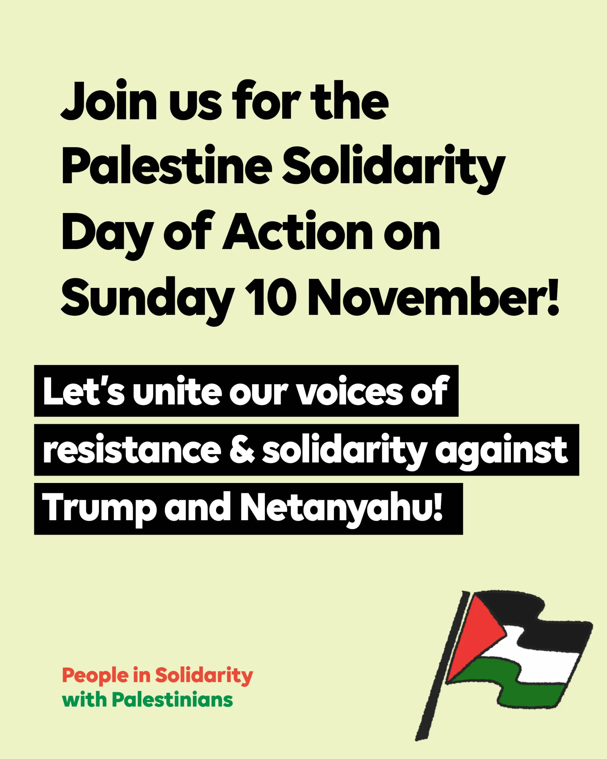 [Card News] Join us for the Palestine Solidarity Day of Action on ...