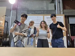 서울대 건축학과에 재학 중인 팔레스타인 학생 주마나의 졸업전시회